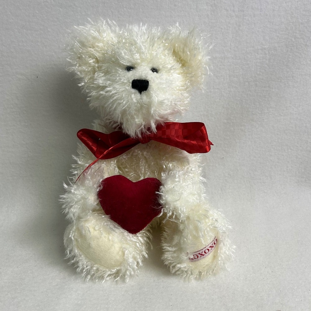 Valentines Boyds‎ Bears O. Howie Luvsya 6" Cream Heart XOXO Plush 82005 NWT